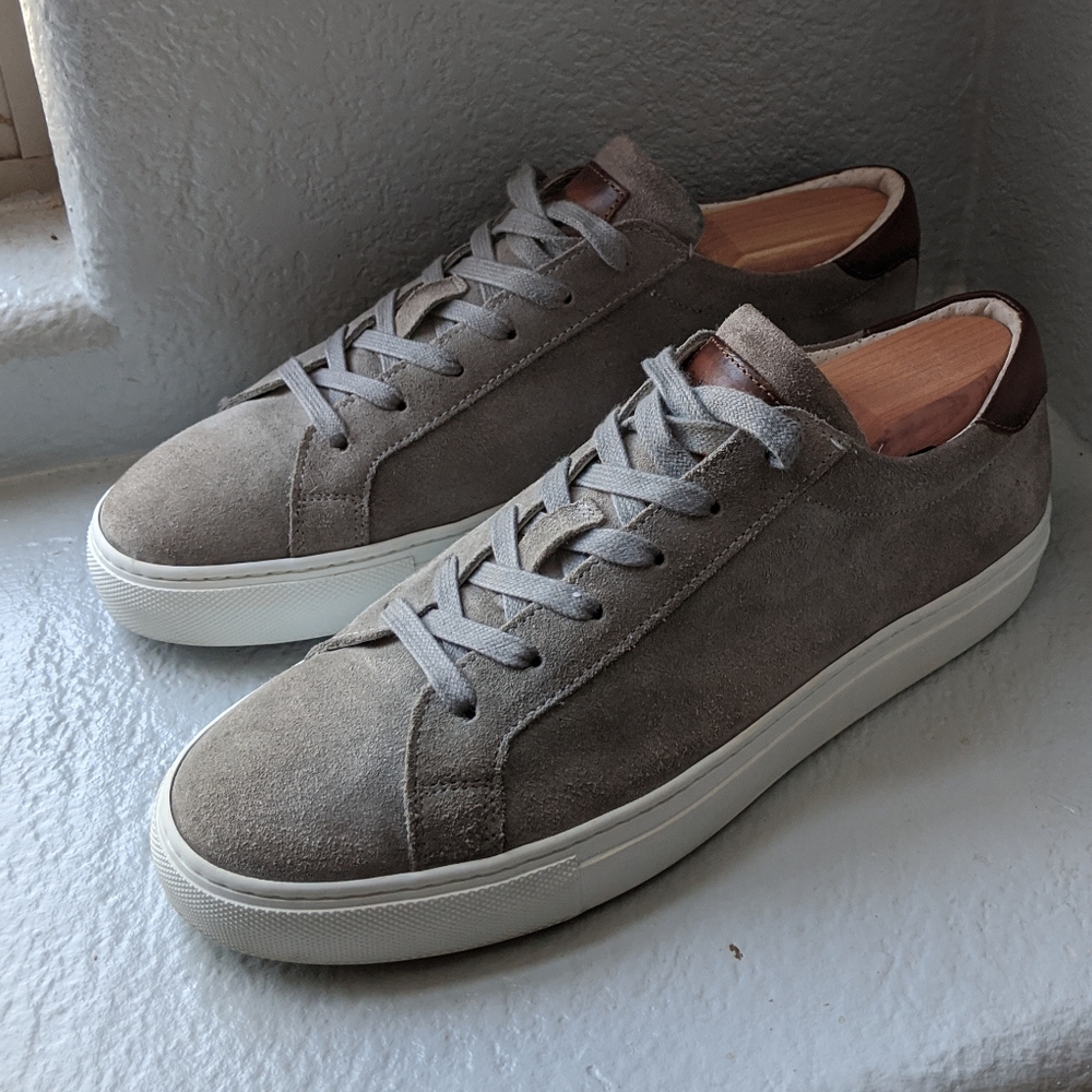 To Boot Gray and Brown Sneakers